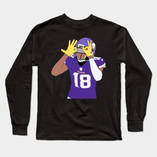 JustinJefferson Griddy Long Sleeve T-Shirt